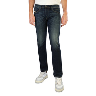 Diesel Legg-jeans solid colour visible logo