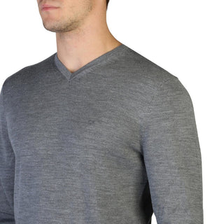 "The 100% Wool V-neck Sweater"