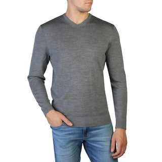 "The 100% Wool V-neck Sweater"