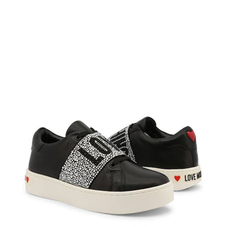 Love Moschino Synthetic Leather Sneakers