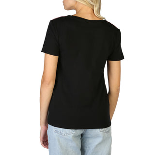 " Moschino Woman's T-shirt with Visible Logo"