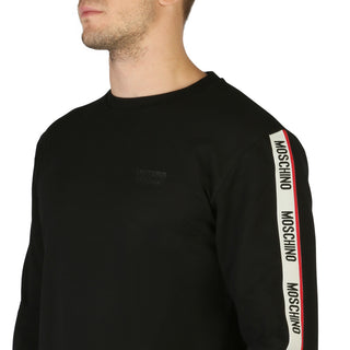 "Long Sleeved Solid Colour Moschino Man Sweatshirt"