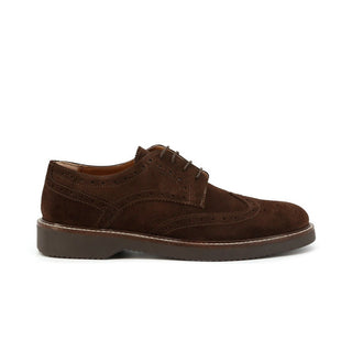 Duca di Morrone Open-Work Suede Shoes