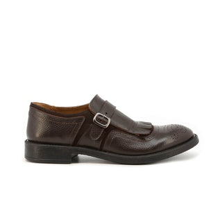 Duca di Morrone Low Top Suede Buckle Round Toe