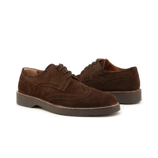 Duca di Morrone Open-Work Suede Shoes