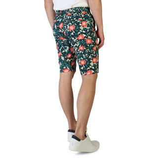 Tommy Hilfiger Men's Floral Print Shorts with Visible Logo