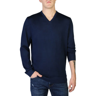 "The 100% Wool V-neck Sweater"