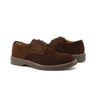 Duca di Morrone Men's Laced Suede Shoes